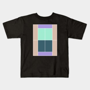 TENNIS COURT PALETTE Kids T-Shirt